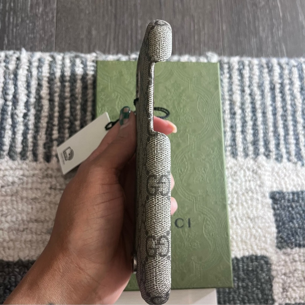 SOLD 🤎NWT🤎 Gucci Ophidia iPhone 14/15 PLUS Case (753612 K5I0S 9742) - Picture 4 of 10